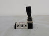 STC Hand-Operated Pneumatic Valve with Three Position Lever, Closed Center 4H230C-M