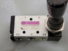 STC Hand-Operated Pneumatic Valve with Three Position Lever, Closed Center 4H230C-M