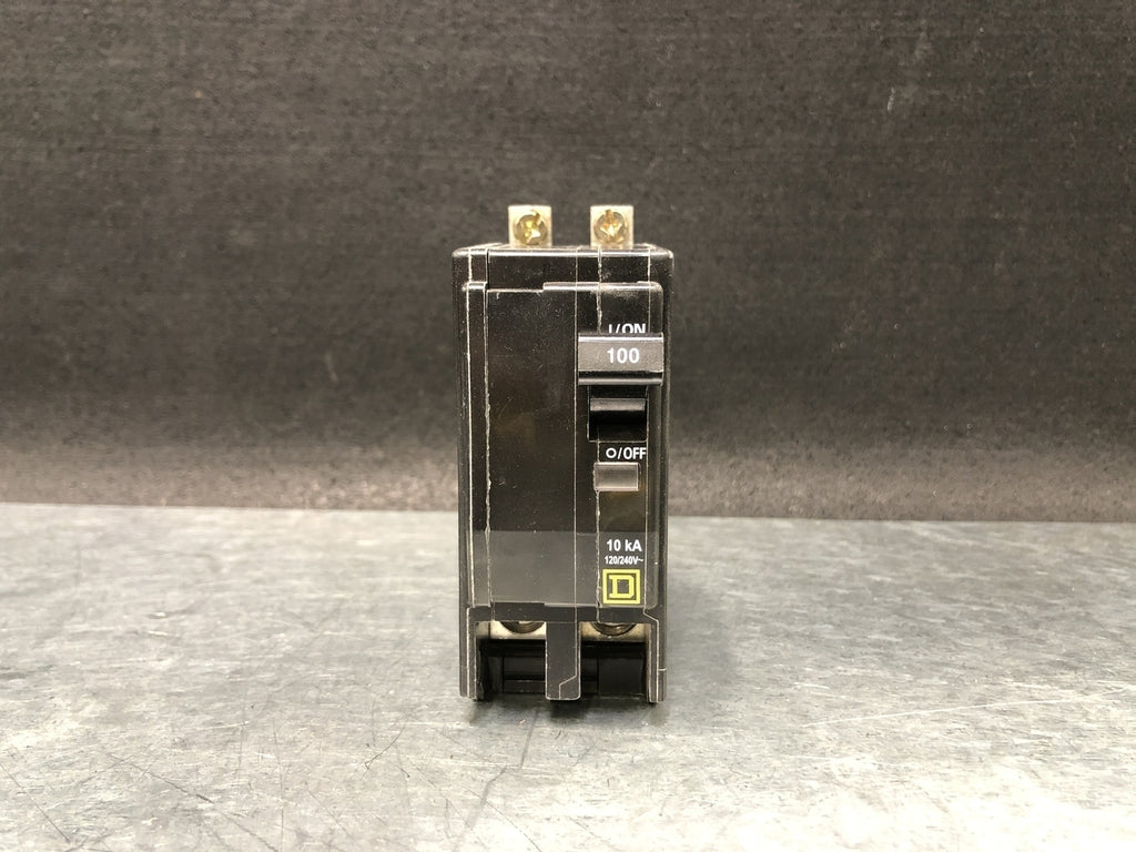 SQUARE D 100 Amp, 2 Pole, 120/240 Volts Circuit Breaker QOB2100