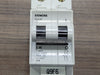 SIEMENS 20 Amp, 2 Pole, 400 volts Circuit Breaker 5SX22-C20 