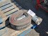 NEWLINE 4" x 30 ft Black Ribbed Layflat Water Discharge Hose 200 PSI NL2005-400