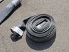 NEWLINE 3" x 51 ft Black Ribbed Layflat Water Discharge Hose 250 PSI NL2005-300