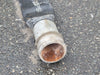 NEWLINE 4" x 50 ft Black Ribbed Layflat Water Discharge Hose 200 PSI NL2005-400