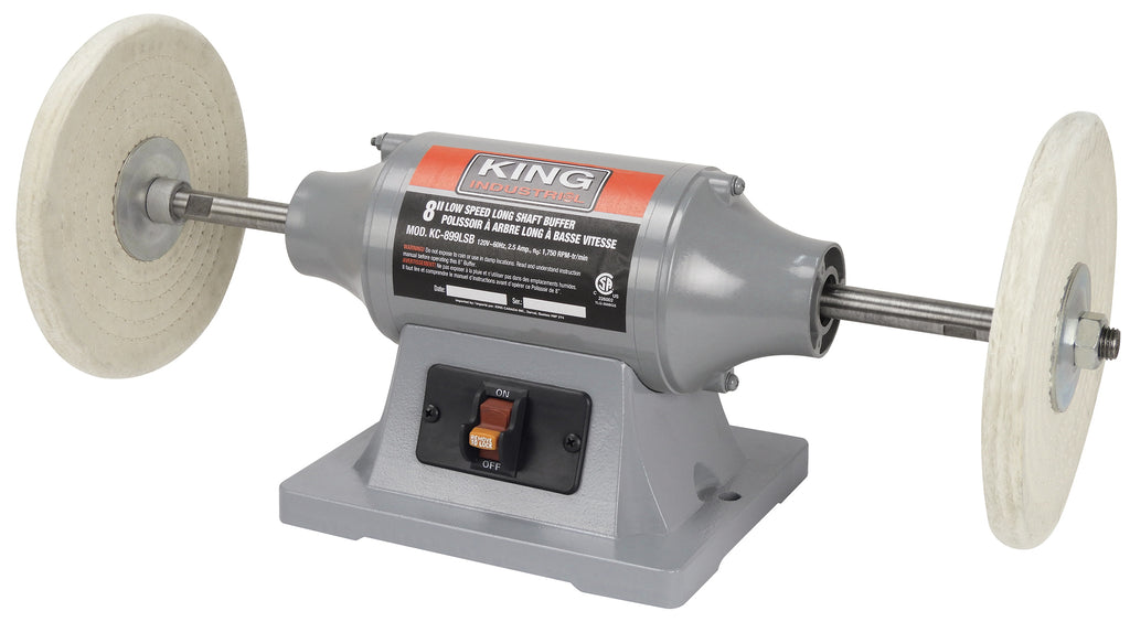 KING CANADA 8" Low Speed Long Shaft Buffer No. KC-899LSB