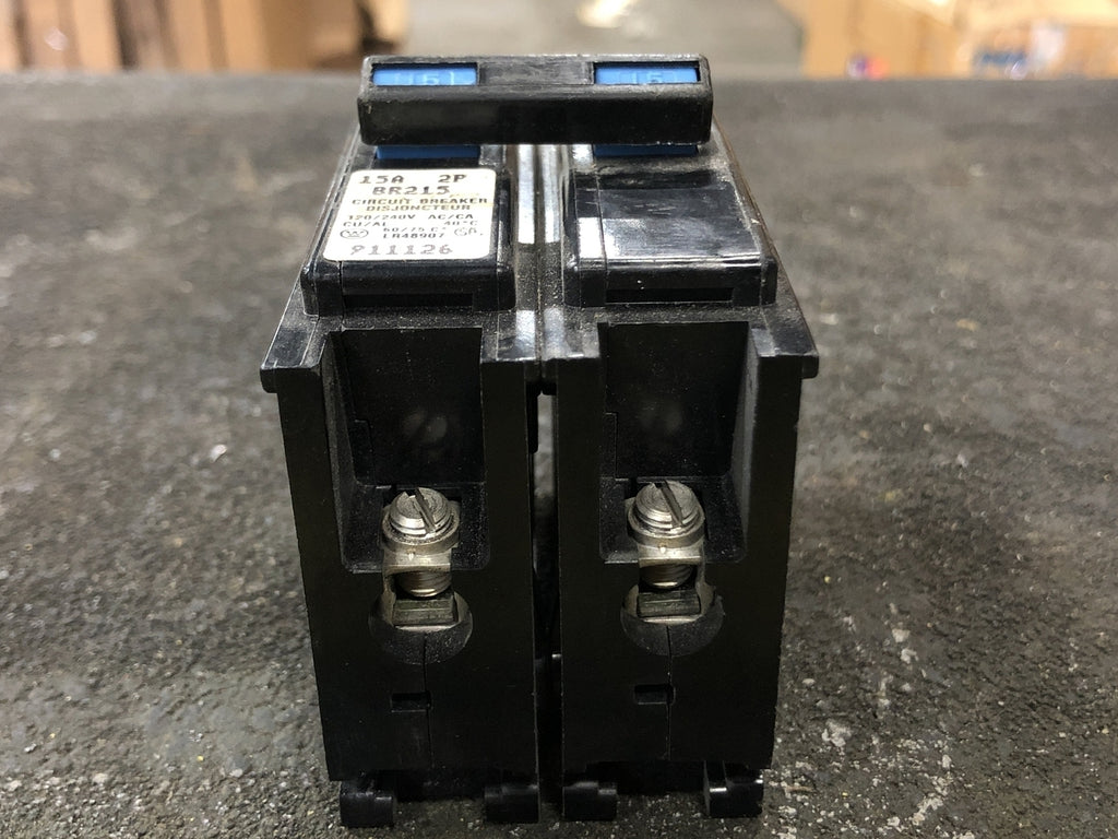 WESTINGHOUSE 15 Amp, 2 Pole, 120/240 Volts Circuit Breaker BR215