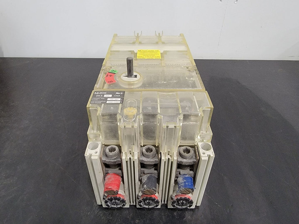 KLOCKNER MOELLER 250 Amp, 3 Pole, 600 Volts Circuit Breaker NZM9-250 w/ Thermal Trip Block ZM9-200-CNA