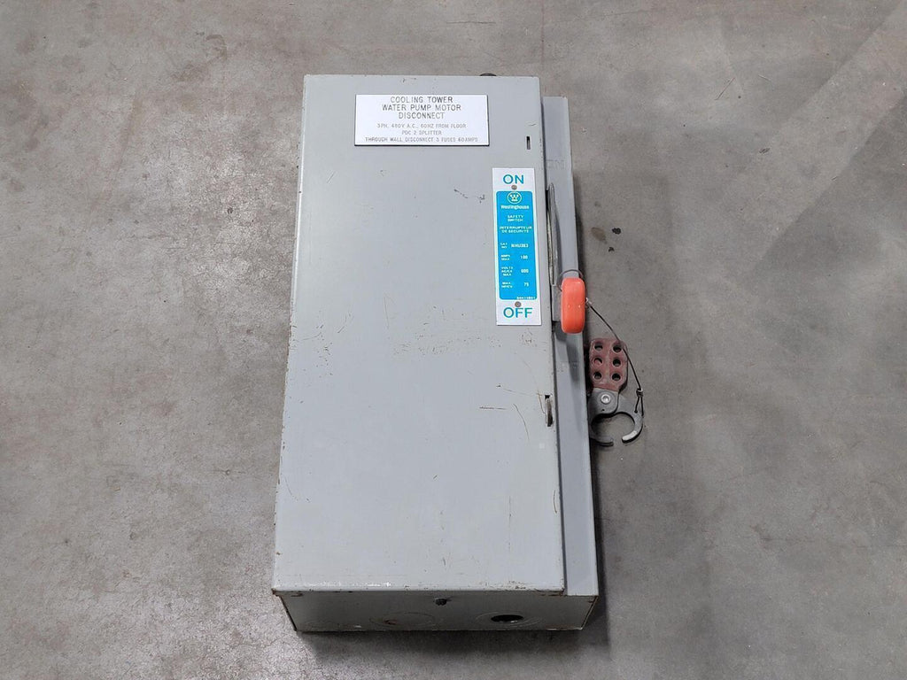 WESTINGHOUSE 100 Amp Heavy Duty Safety Switch NHU363