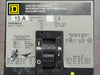 SQUARE D 15 Amp, 3 Pole, 600 Volts Circuit Breaker FHP36015