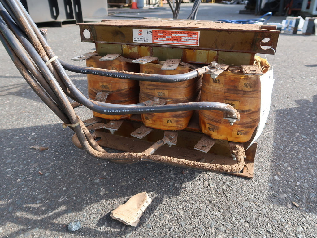 NECO HAMMOND INC. 150 hp Motor Starting Auto Transformer 30401D1.50