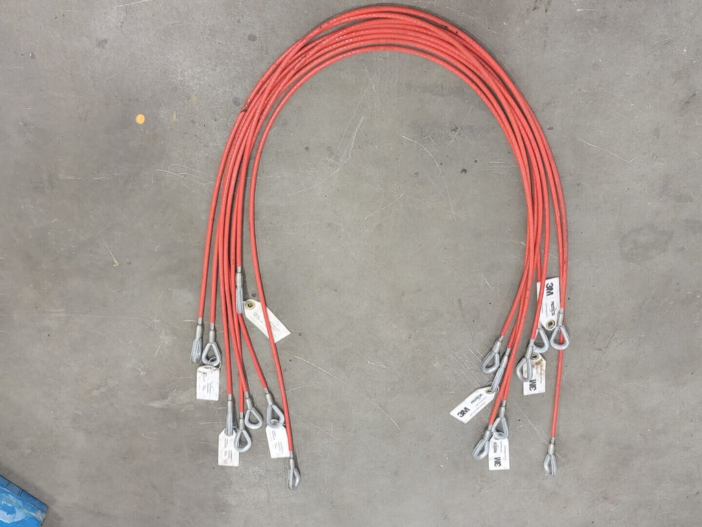 3M 1/4 in. x 6 ft Fall Protection Steel Cable Lanyard