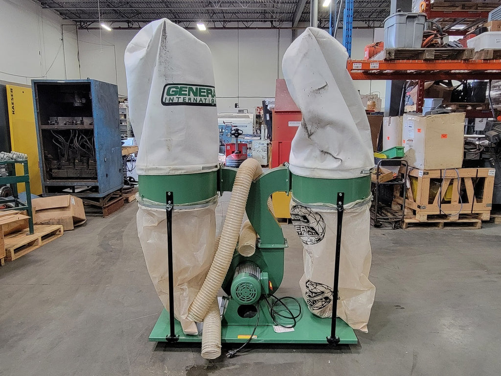 GENERAL MACHINERY 3HP, 2280CFM Chip Bag Collector 10-210M1
