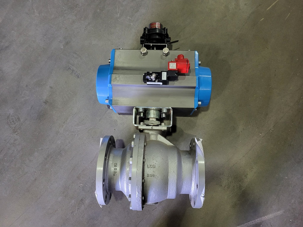 6" Flanged Ball Valve w/ Valbia 180 Actuator