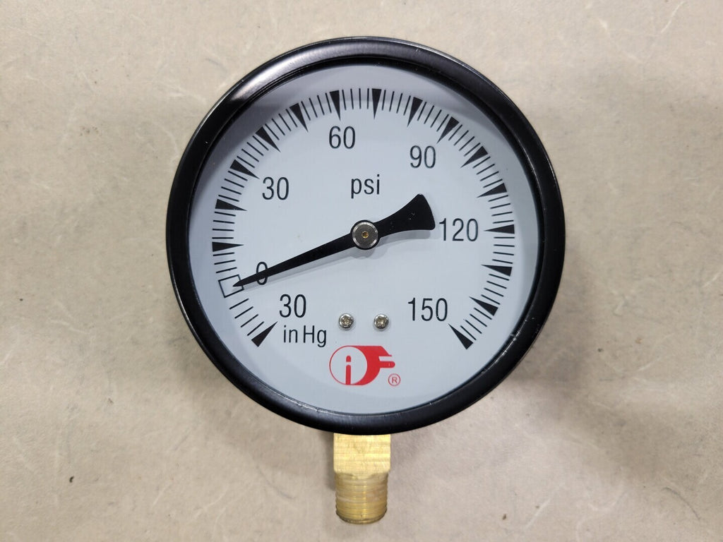 3-1/2 in. Pressure Gauge 30"-0-150 psi