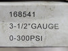 3-1/2 in. Pressure Gauge 0-300 psi