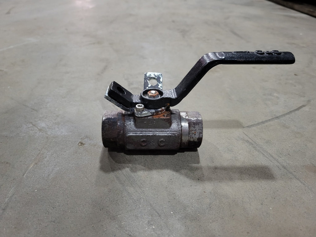 C&C INDUSTRIES 1/4" 3000 CWP Ball Valve B16.34