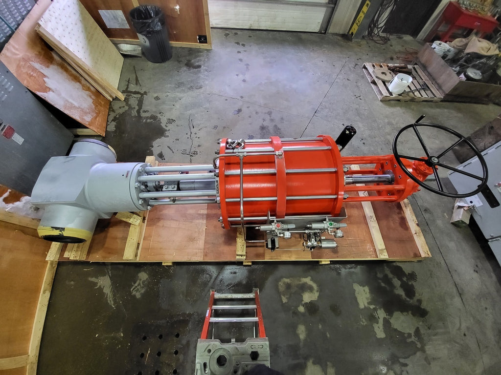 HP VALVES/KEY VALVE TECHNOLOGIES 12" Class 1500 Parallel Slide Gate Valve w/ Actuator P200-700TD/SB V35