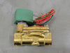 ASCO 3/4" NPT 120V Brass 2 Way Solenoid Valve 8210G003