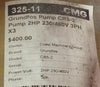 GRUNDFOS Vertical Multistage Centrifugal Pump Type CR5-7 K-FGJ-A-V-HQQV
