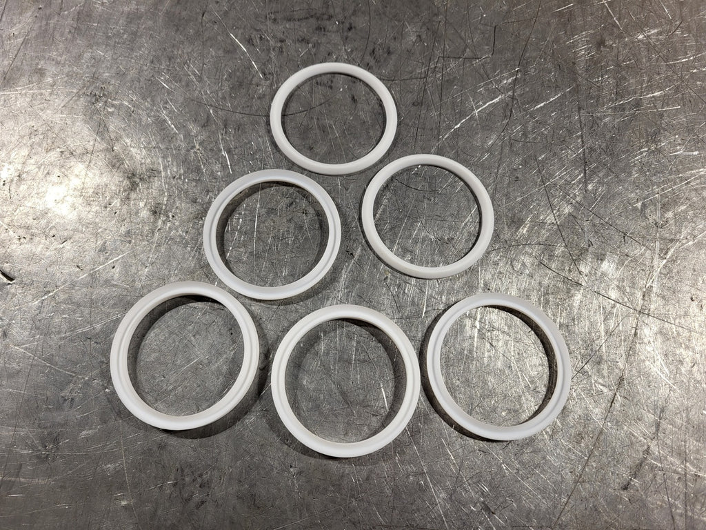 FLOWSERVE Scrap - Packing Set Std Vee 2.5 STEM Plastic PTFE Virgin Indefinite Shelf Life
