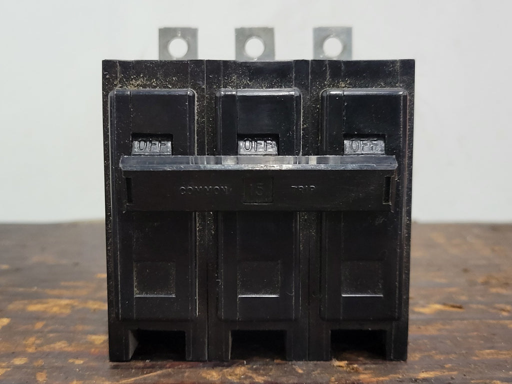 WESTINGHOUSE 15 Amp, 3 Pole, 120/240 volts Circuit Breaker BAB3015H