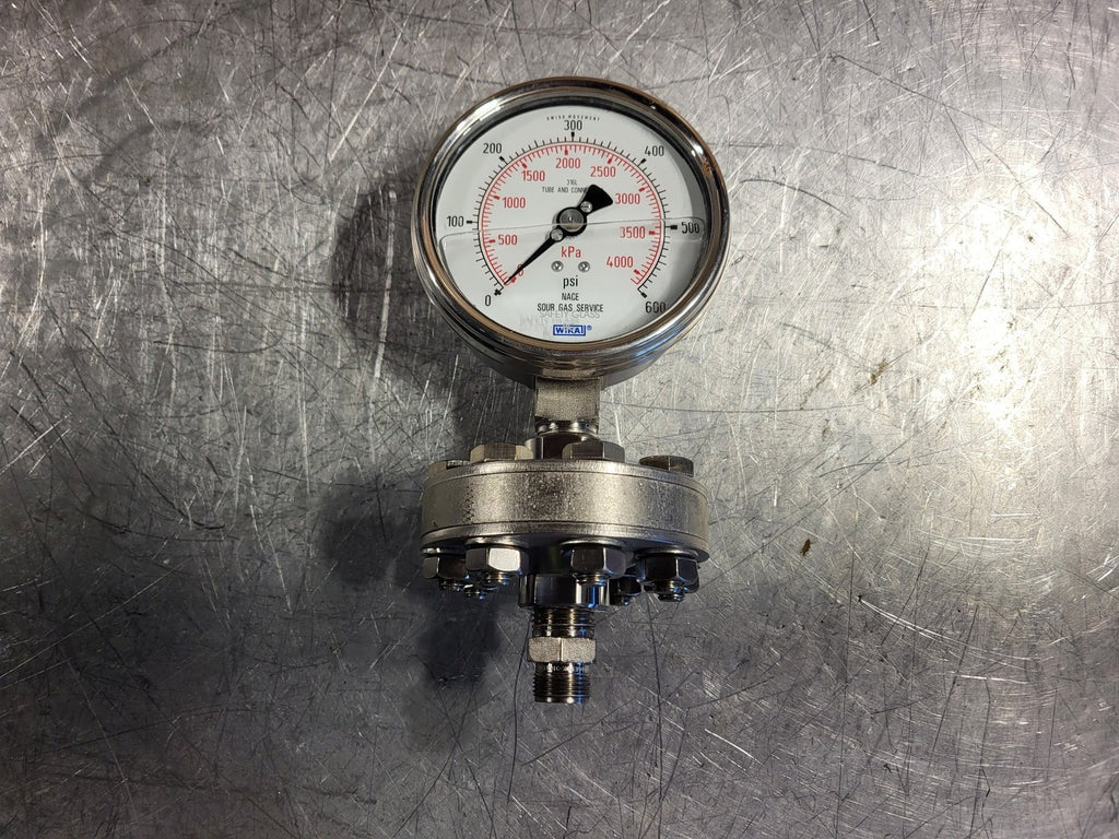 WIKA Pressure Gauge w/ Diaphragm Seal