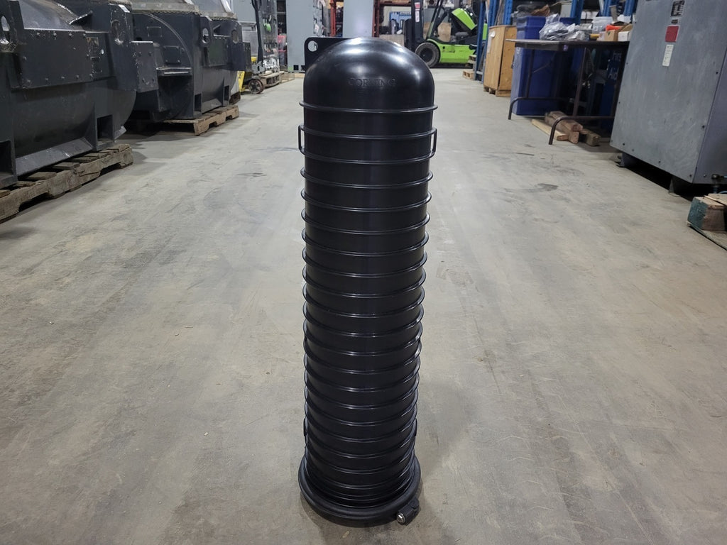 CORNING Scrap - Splice Closure Fiber SCF-6C28-01-F 6 x 28 Canister w/ 1 Stacker Slack Basket