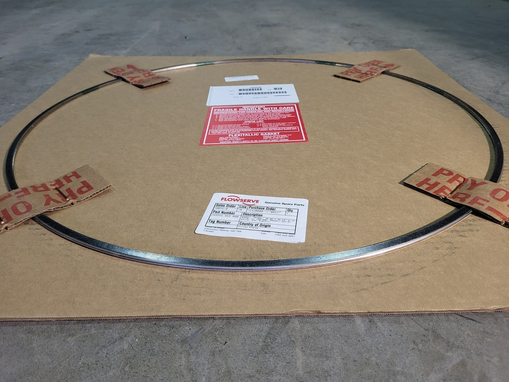 FLEXITALLIC Scrap - 26.86" x 26.14" x 0.19" Spiral Wound Gasket Class 150/300 316 Grafoil P/N 2499