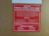 FLEXITALLIC Scrap - 26.86" x 26.14" x 0.19" Spiral Wound Gasket Class 150/300 316 Grafoil P/N 2499
