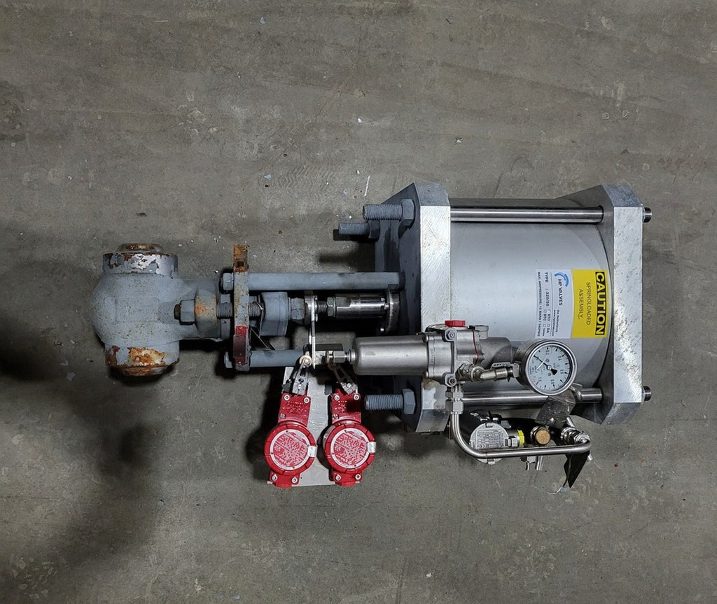HP VALVES/KEY VALVE TECHNOLOGIES 2" Class 900 Globe Valve B16.34 w/ Actuator 320/55