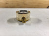 WIKA Scrap - 2.5", 0-10000 psi Bourdon Tube Brass Pressure Gauge 213.40