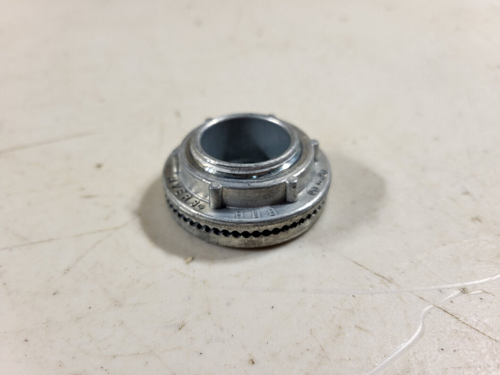 MYERS Scrap - 1" Zinc Conduit Hub Cap Off STC-3