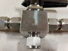 SWAGELOK 1/2" Stainless Steel 3-Way Ball Valve SS-45XS8