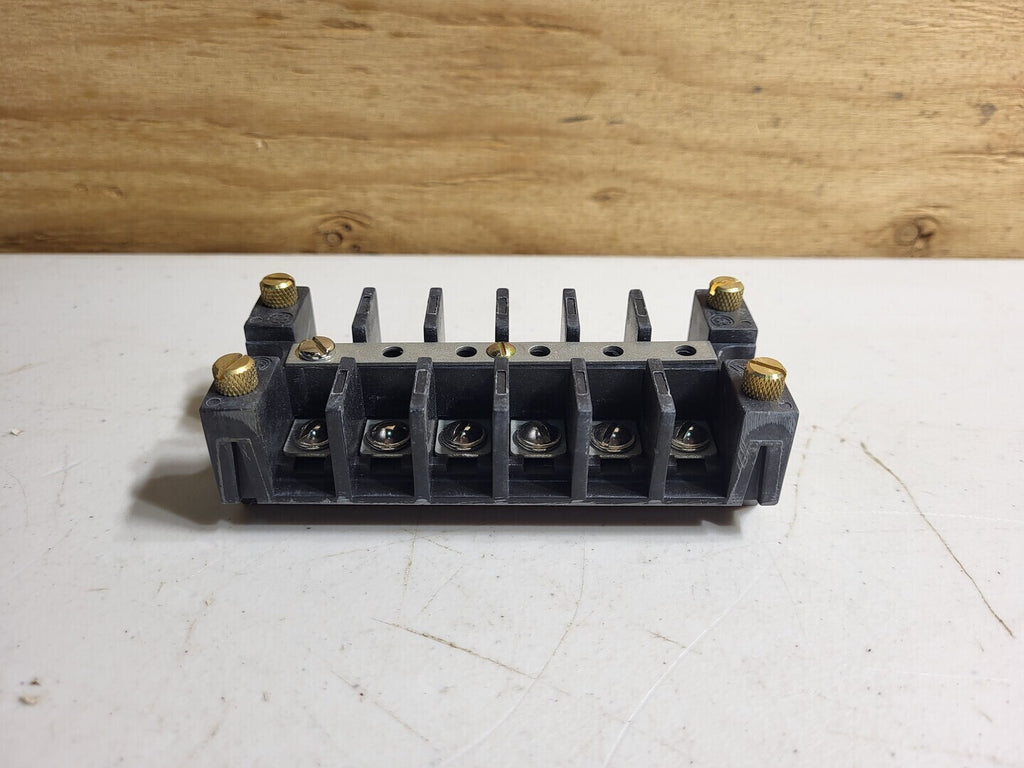 ALLEN-BRADLEY Scrap - 10-18 AWG, 30 Amp, 600 Volts Terminal Block EB27B06S
