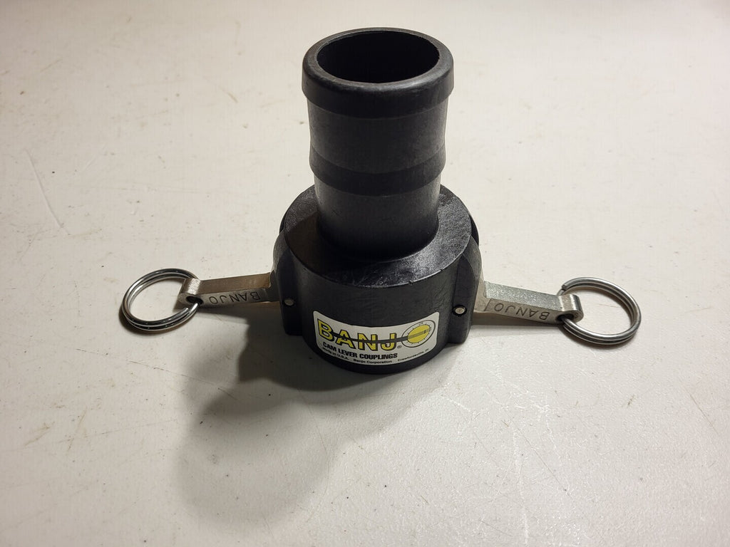 BANJO Scrap - 200C Polypropylene Cam Lever Type C Coupling 2" Female Coupler x 2" Hose Barb