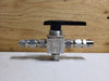 SWAGELOK Stainless Steel 3-Way Ball Valve SS-45XS8 1500PSI Max.