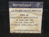 WESTINGHOUSE 200 Amp, 3 Pole, 600 Volts Circuit Breaker JA3200