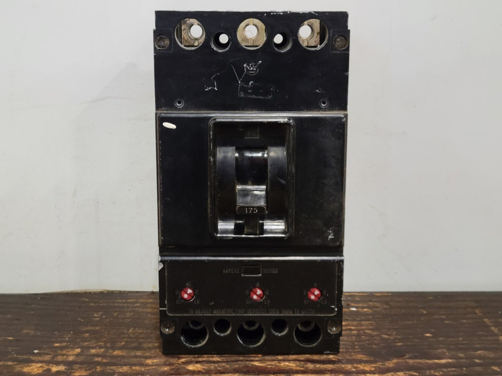 WESTINGHOUSE 175 Amp, 3 Pole, 600 Volts Circuit Breaker JA3175