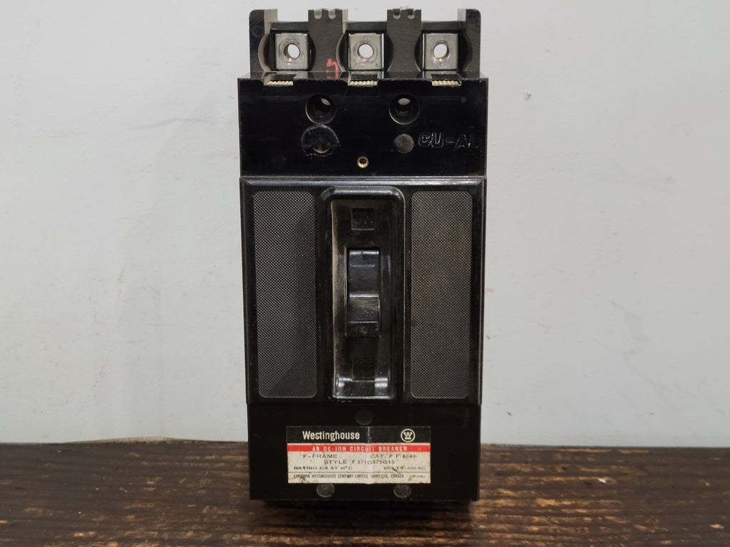 WESTINGHOUSE 40 Amp, 3 Pole, 600 Volts Circuit Breaker F3040
