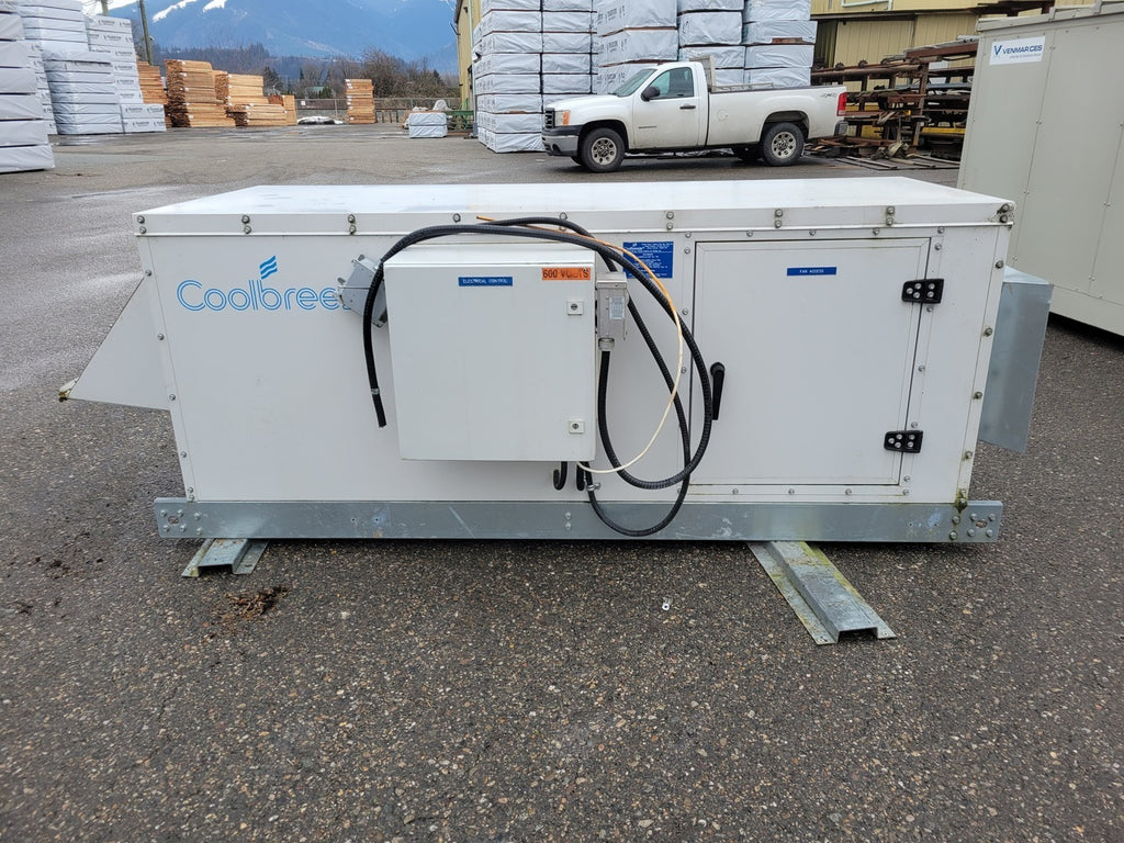 COOLBREEZE 2000 CFM HVAC Unit w/ 1.5 hp Fan CG Carbon Filters Merv 8 Pre-Filter