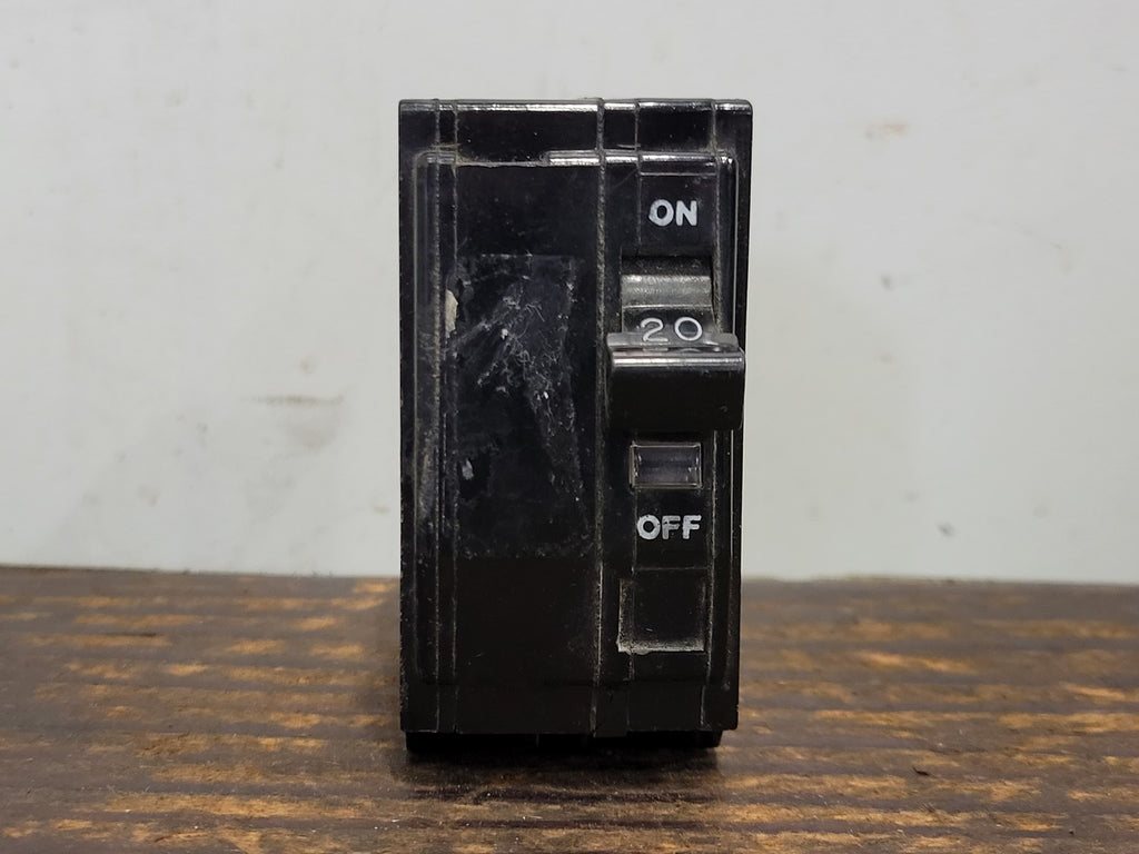 SQUARE D 20 Amp, 2 Pole, 120/240 Volts Circuit Breaker QO220