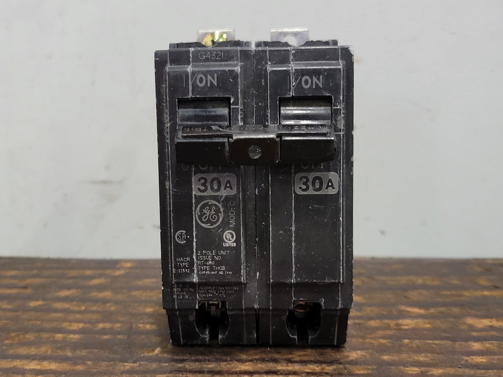 GENERAL ELECTRIC 30 Amp, 2 Pole, 120/240 volts Circuit Breaker THQB2130