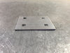 Scrap - 4" x 3" Splice Plate w/ Fasteners