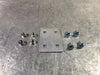 Scrap - 4" x 3" Splice Plate w/ Fasteners