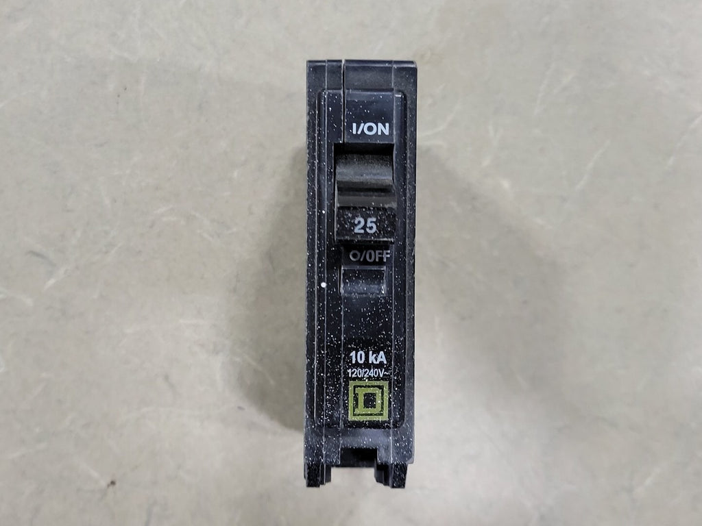 SQUARE D 25 Amp, 1 Pole, 120/240 Volts Circuit Breaker QOB125
