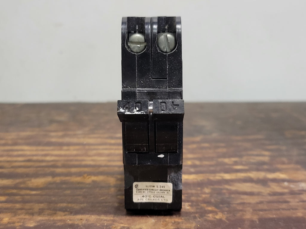 FEDERAL PACIFIC 40 Amp, 2 Pole, 120/240 Volts Circuit Breaker NC240