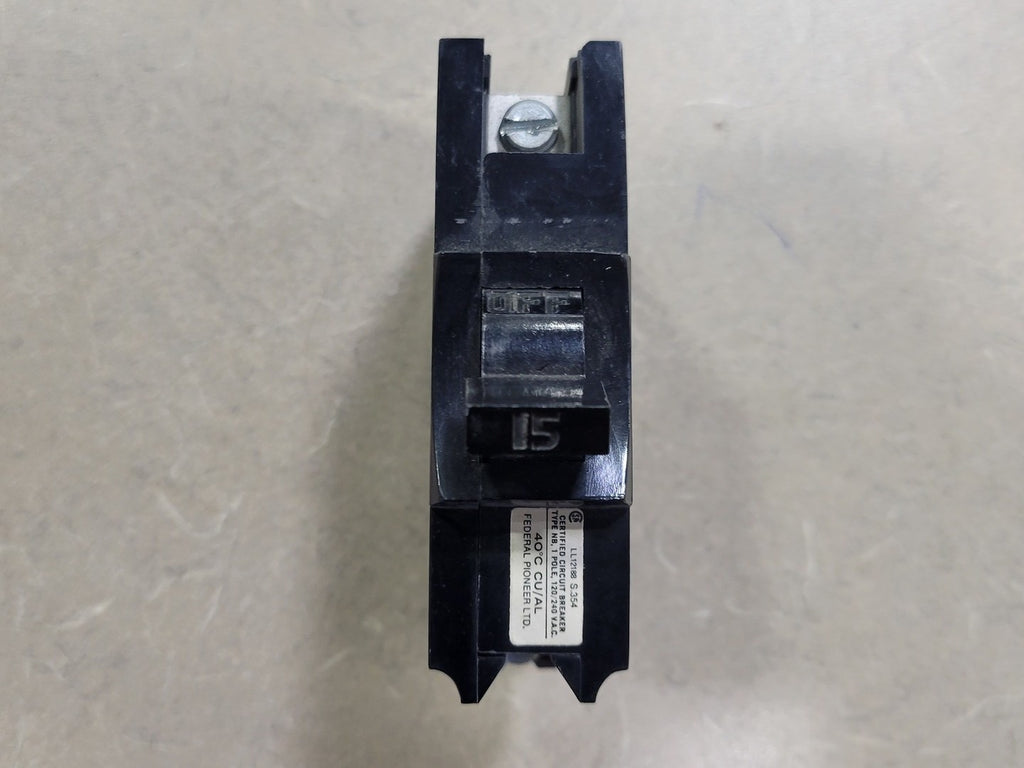FEDERAL PIONEER 15 Amp, 1 Pole, 120/240 Volts Circuit Breaker NB115