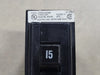 CUTLER-HAMMER 15 Amp, 1 Pole, 120/240 Volts Circuit Breaker QBHW1015