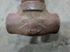 OMB Scrap - 1" Class 800 Gate Valve (w/o Handle)