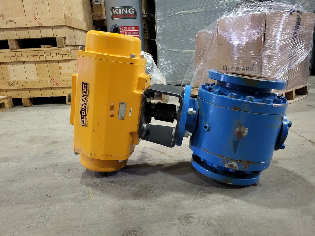 SNJ Scrap - 6" Ball Valve Class 150 w/ Single Acting Actuator