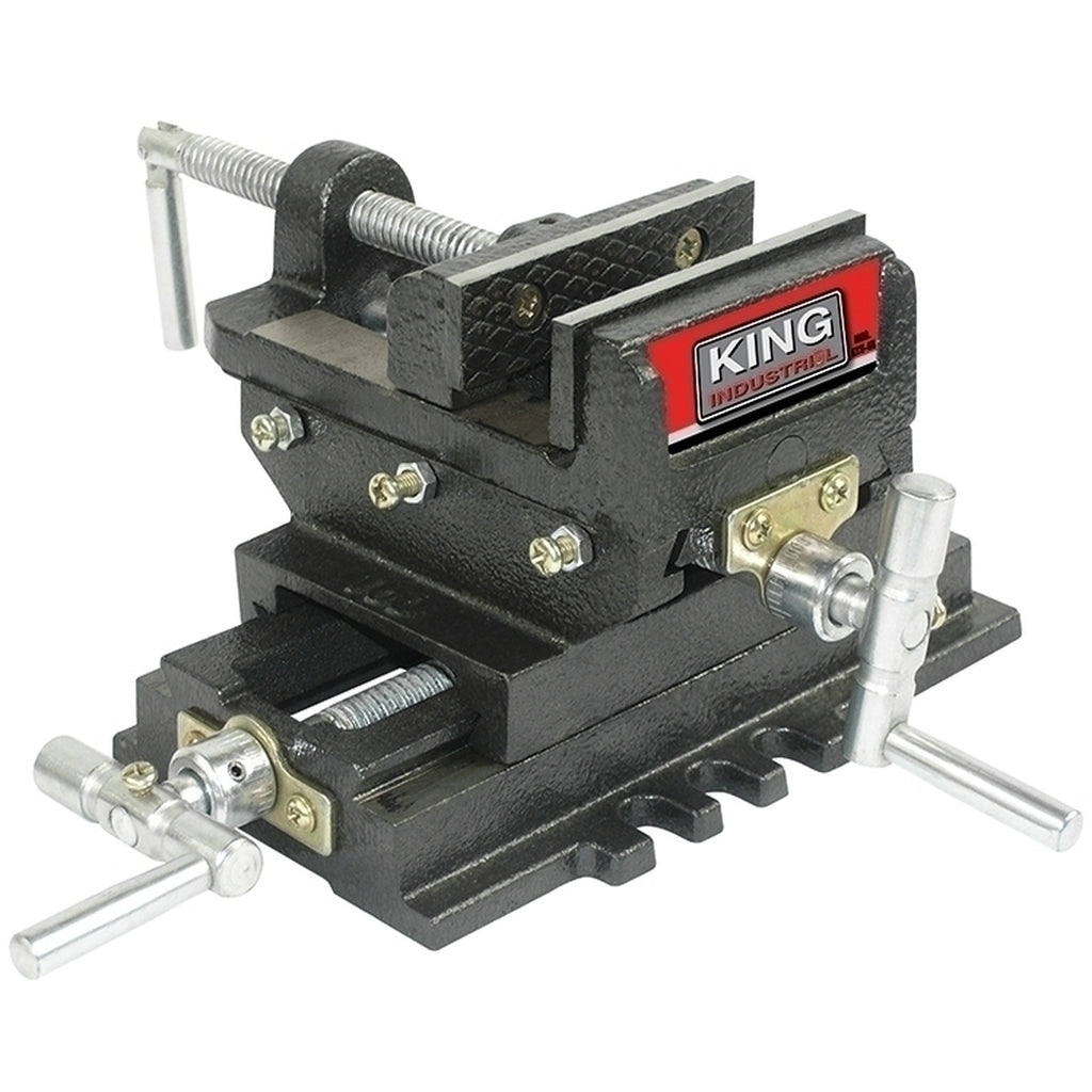 KING CANADA 5" Cross-Slide Vise